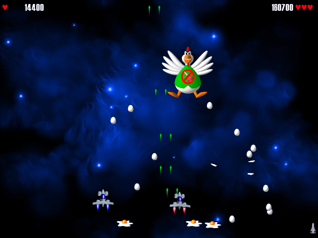 Chicken Invaders Screen Shot