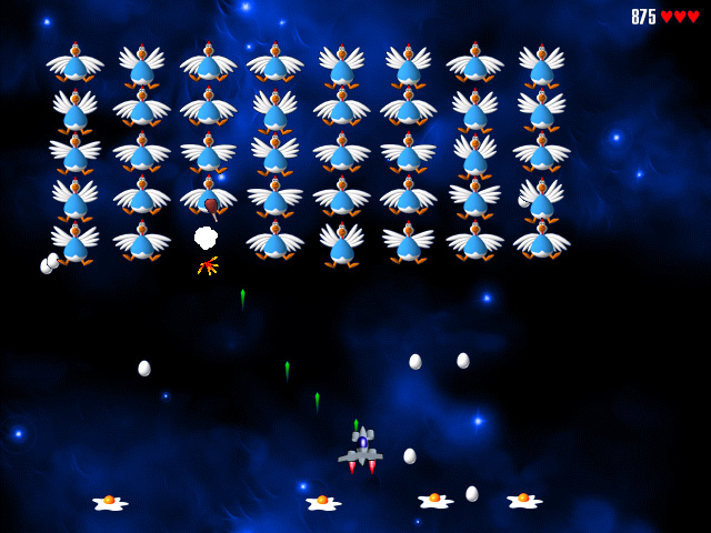 Chicken Invaders Screen Shot