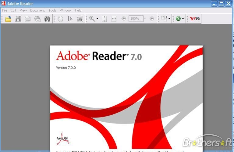 Acrobat Reader Screen Shot