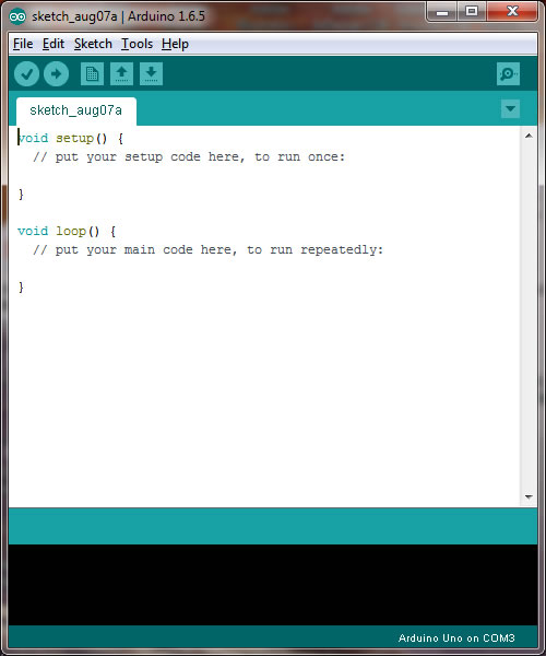 Arduino IDE Screen Shot