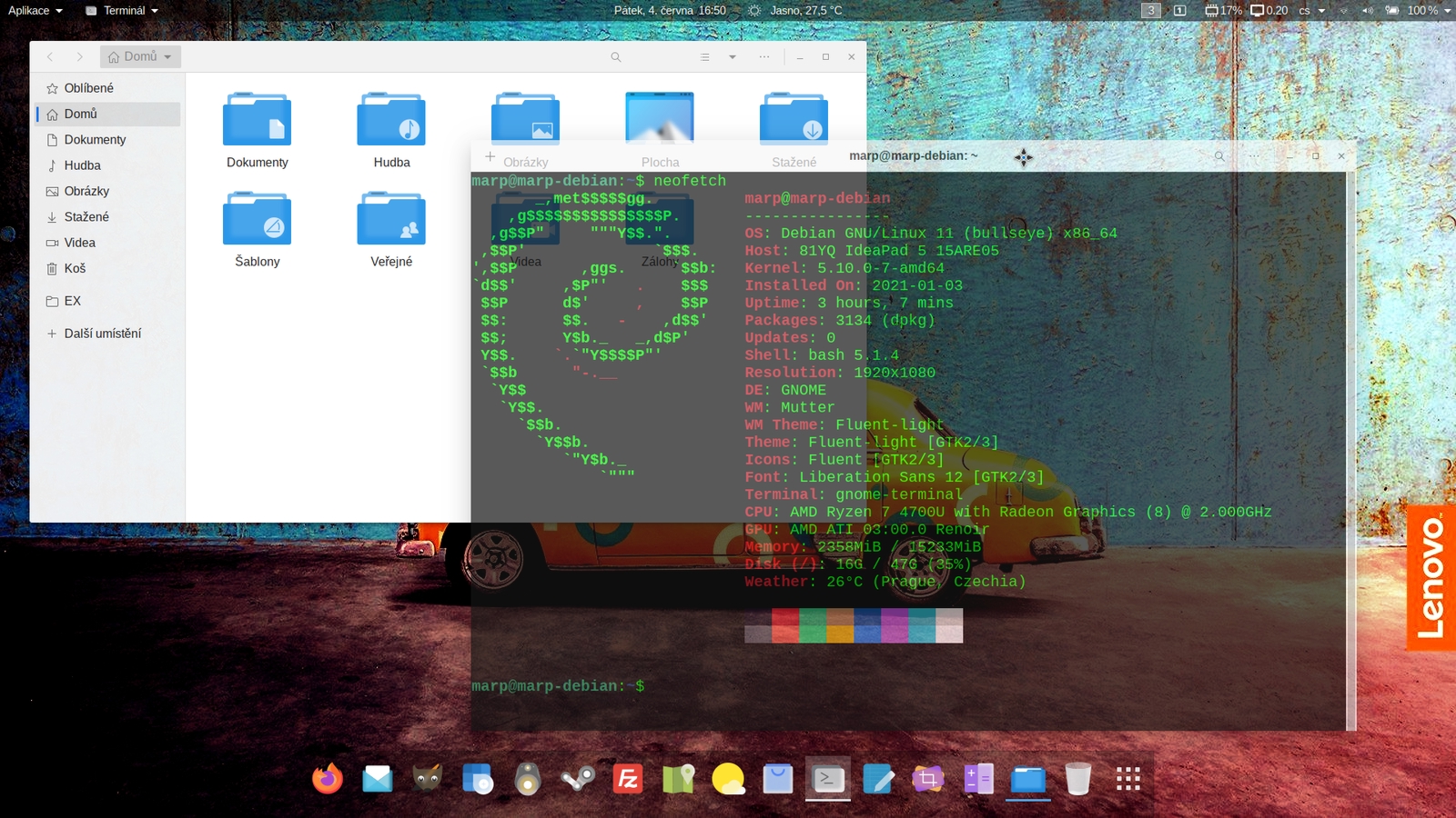 Debian Screen Shot